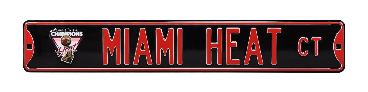 Miami Heat 2012 Champs Street Sign