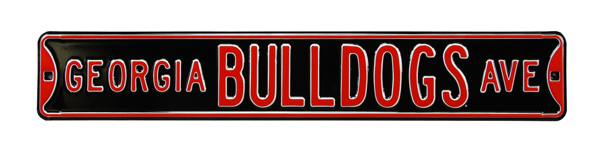 Picture of Authentic Street Signs 70066 Georgia Bulldogs Avenue Black Street Sign