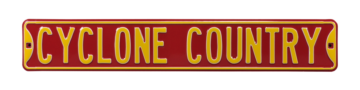 Picture of Authentic Street Signs 70088 Cyclone Country Street Sign