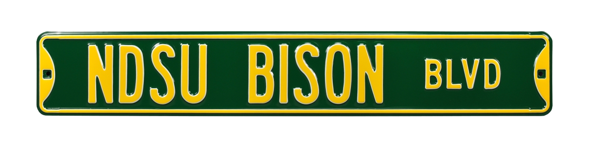 Picture of Authentic Street Signs 70193 NDSU Bison Blvd Street Sign
