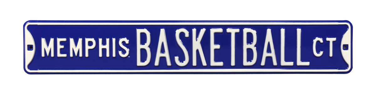 Picture of Authentic Street Signs 70269 Memphis Basketball Court Street Sign