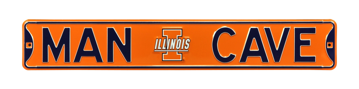 70331 Illinois Illini Man Cave Street Sign
