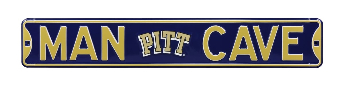 Pitt Panthers Man Cave Street Sign