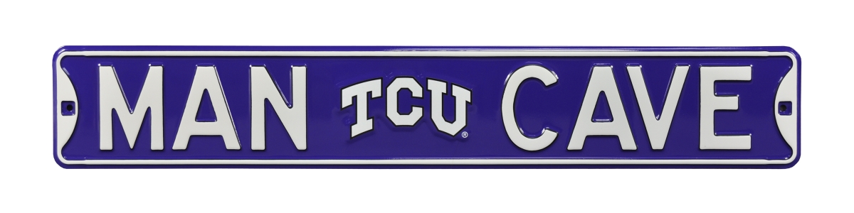 Picture of Authentic Street Signs 70391 TCU Man Cave Street Sign