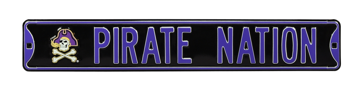 Picture of Authentic Street Signs 70402 Pirate Nation East Carolina Logo