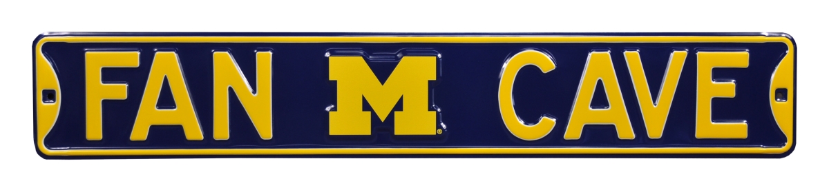 Picture of Authentic Street Signs 70430 Fan Cave Michigan Wolverines Street Sign