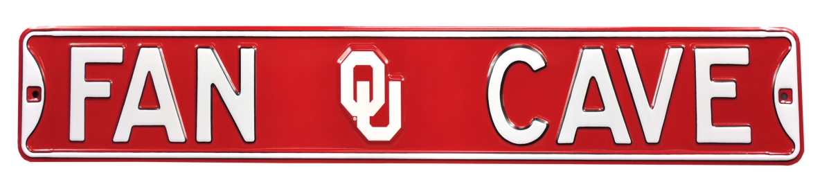 Fan Cave Oklahoma Sooners Street Sign