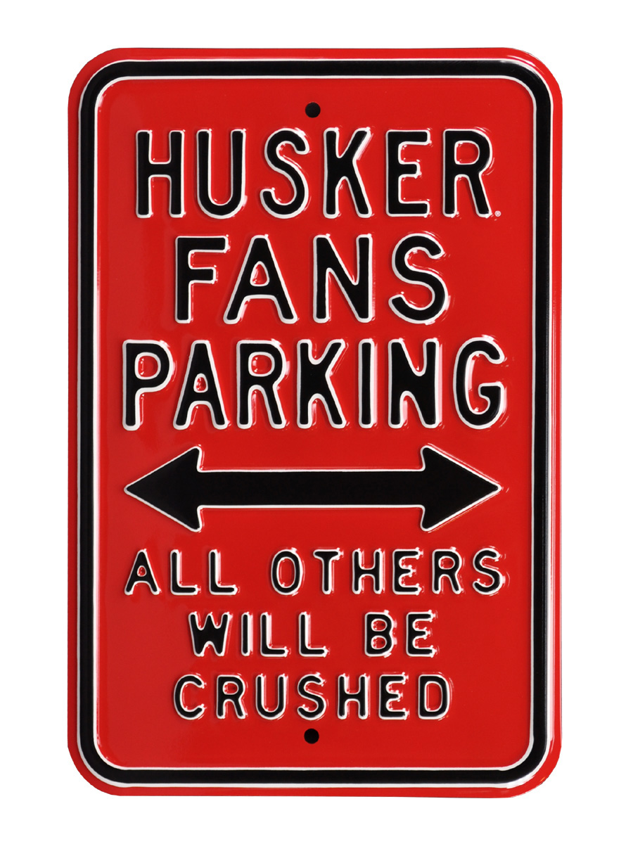 Picture of Authentic Street Signs 71002 Husker & Fans & Crushed Street Sign