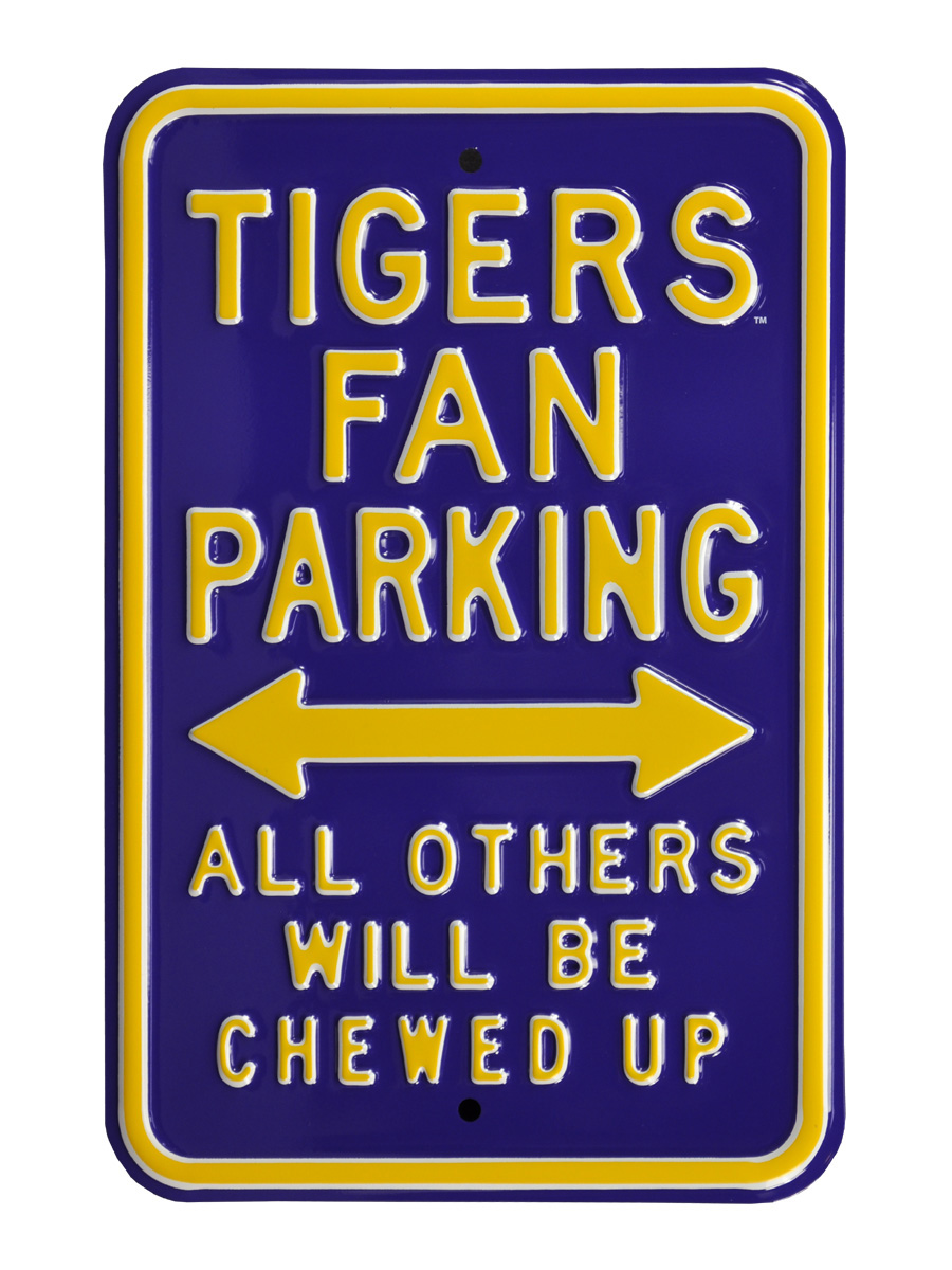 Picture of Authentic Street Signs 71005 Lsu - Tigers & Chewed Up Street Sign
