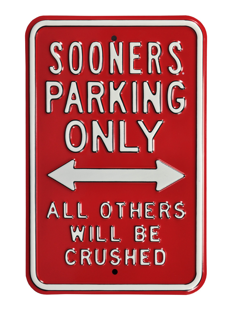 Picture of Authentic Street Signs 71009 Sooners & Crushed Street Sign