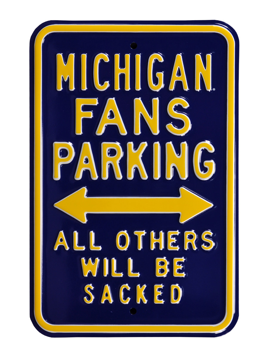 Picture of Authentic Street Signs 71011 Michigan & Sacked Street Sign