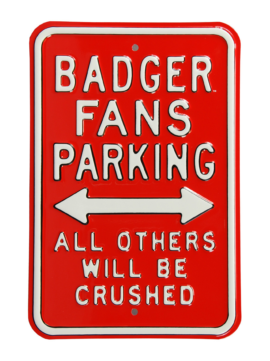 Picture of Authentic Street Signs 71012 Badgers &amp; Crushed Street Sign