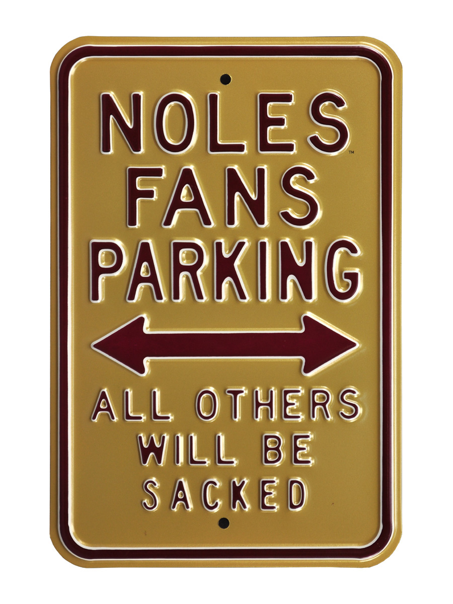 Picture of Authentic Street Signs 71016 Noles & Sacked Street Sign