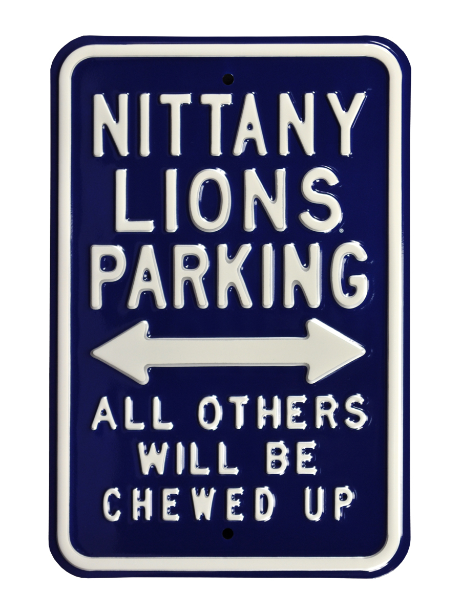 Picture of Authentic Street Signs 71017 Nittany & Lion & Chewed Up Street Sign