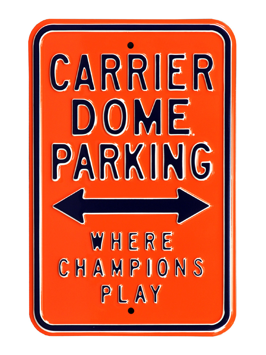 Picture of Authentic Street Signs 71038 Carrier & Dome & Where & Champions & Play Street Sign