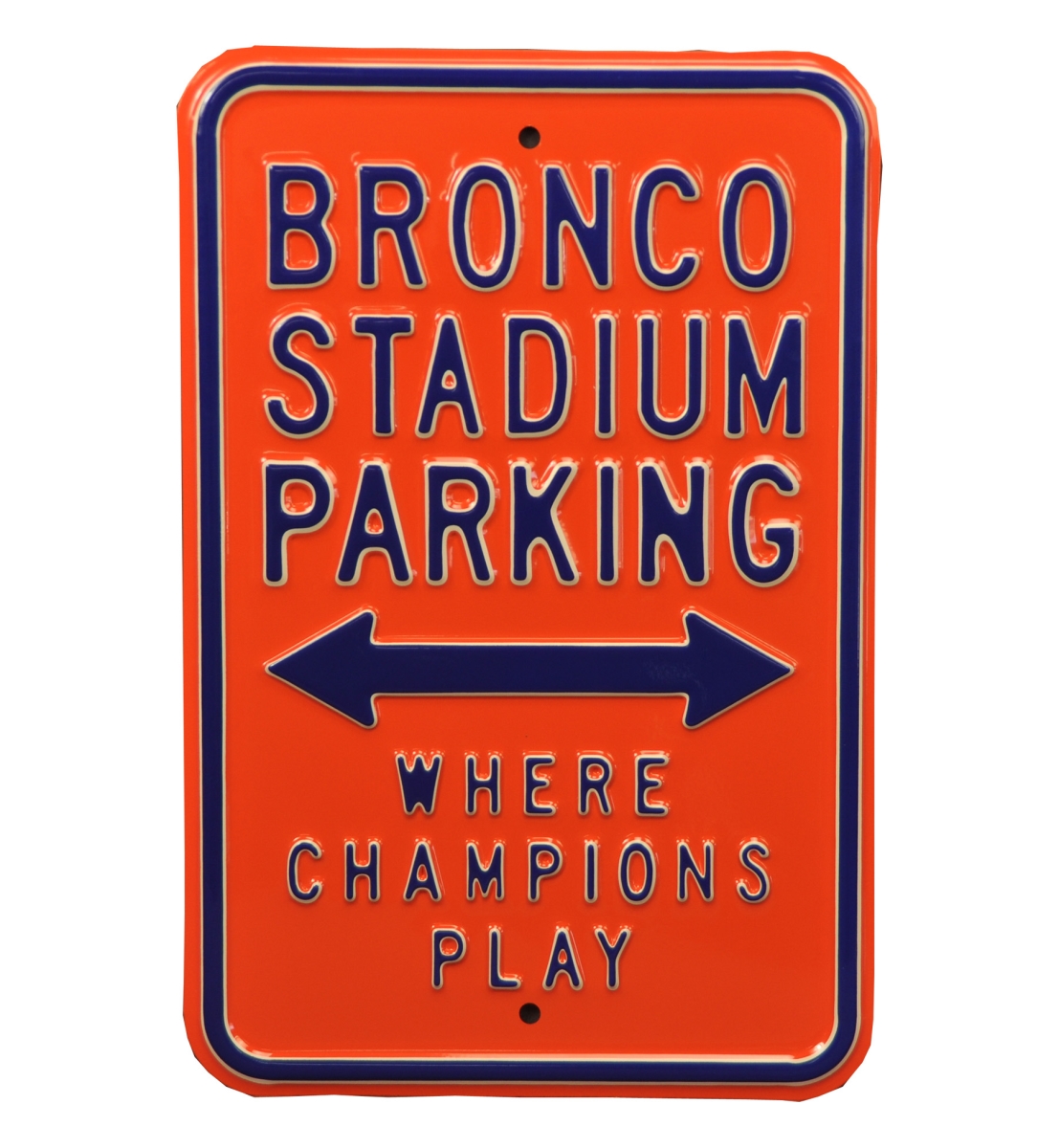 Picture of Authentic Street Signs 71054 Bronco & Stadium & Champions & Play Street Sign