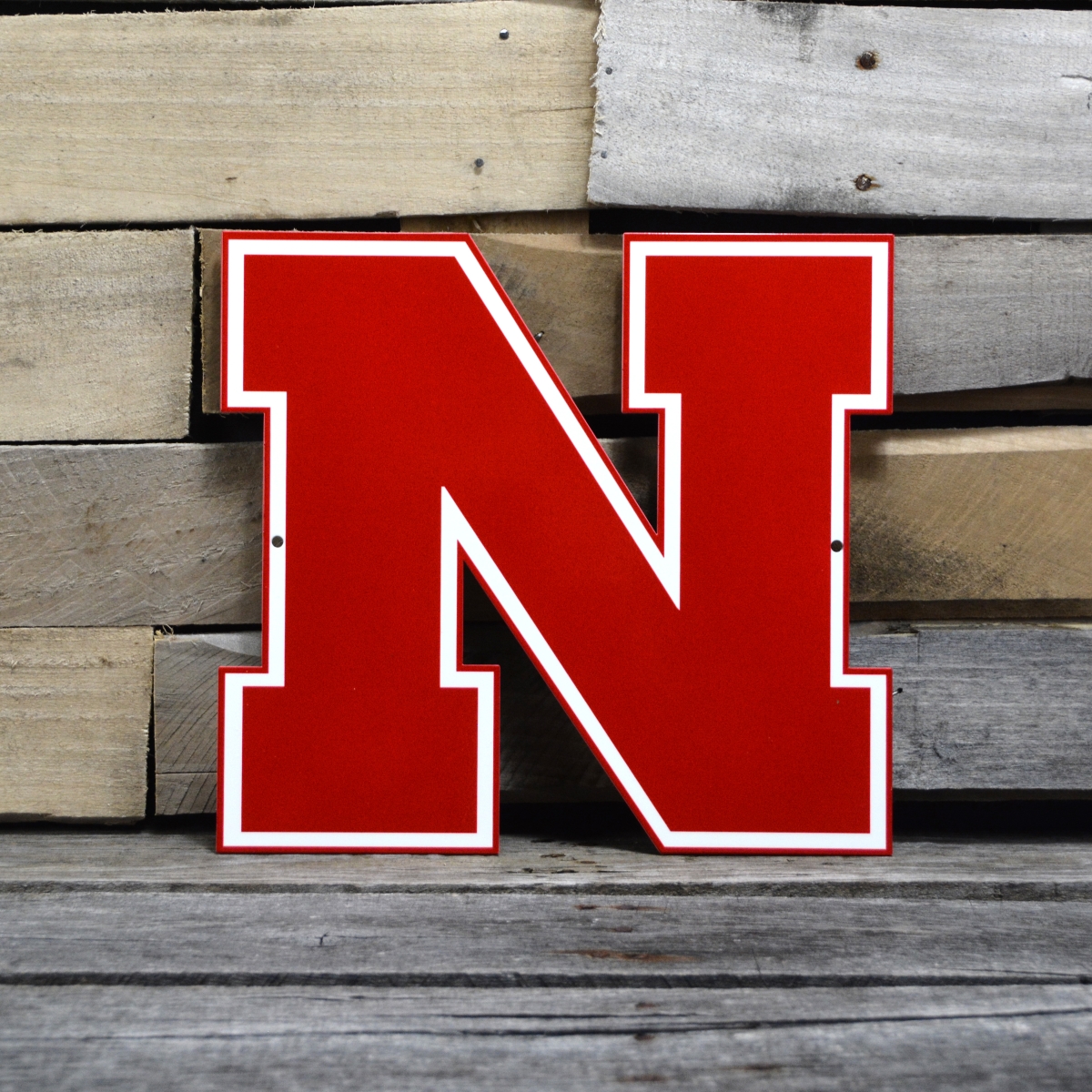 Picture of Authentic Street Signs 90004 12 in. Nebraska Block N Steel Logo