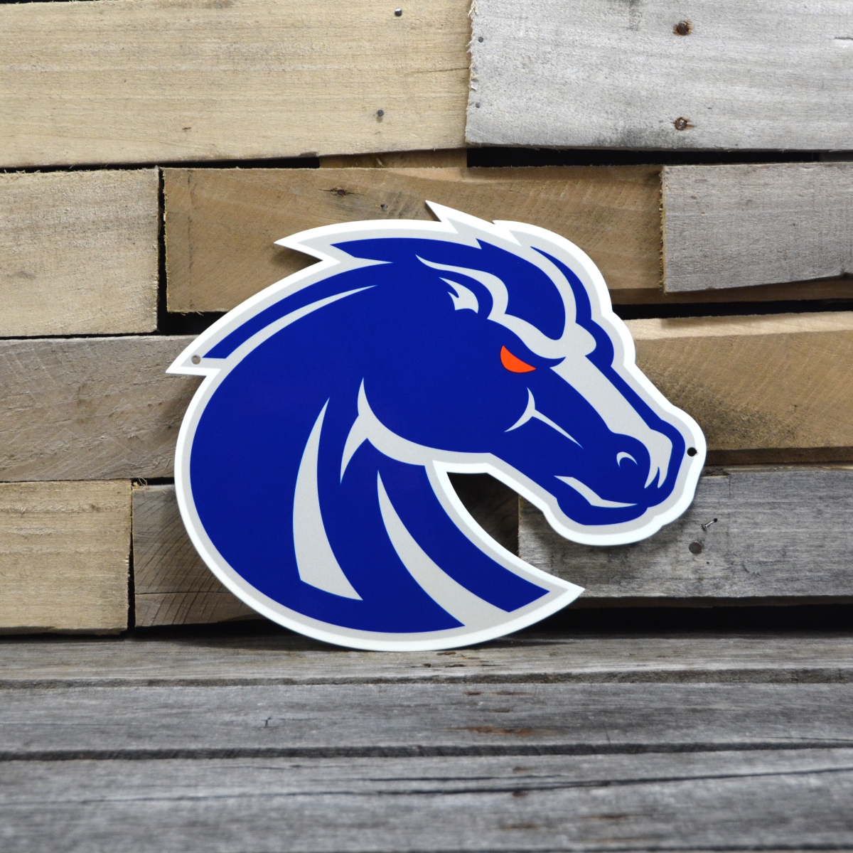 Picture of Authentic Street Signs 90028 12 in. Boise State Logo 8 Steel Logo