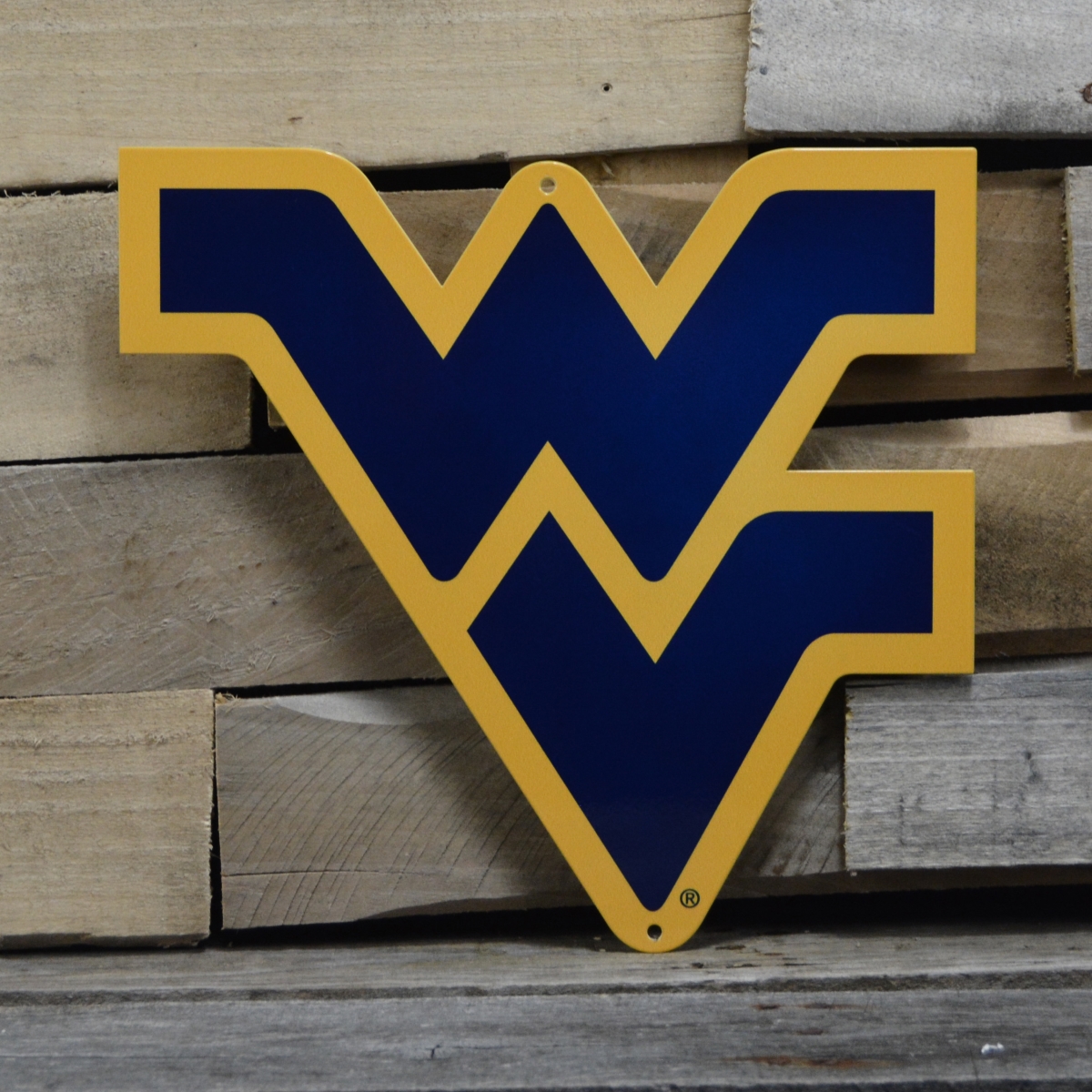 Picture of Authentic Street Signs 90033 12 in. West Virginia WV Blue with Gold Steel Logo