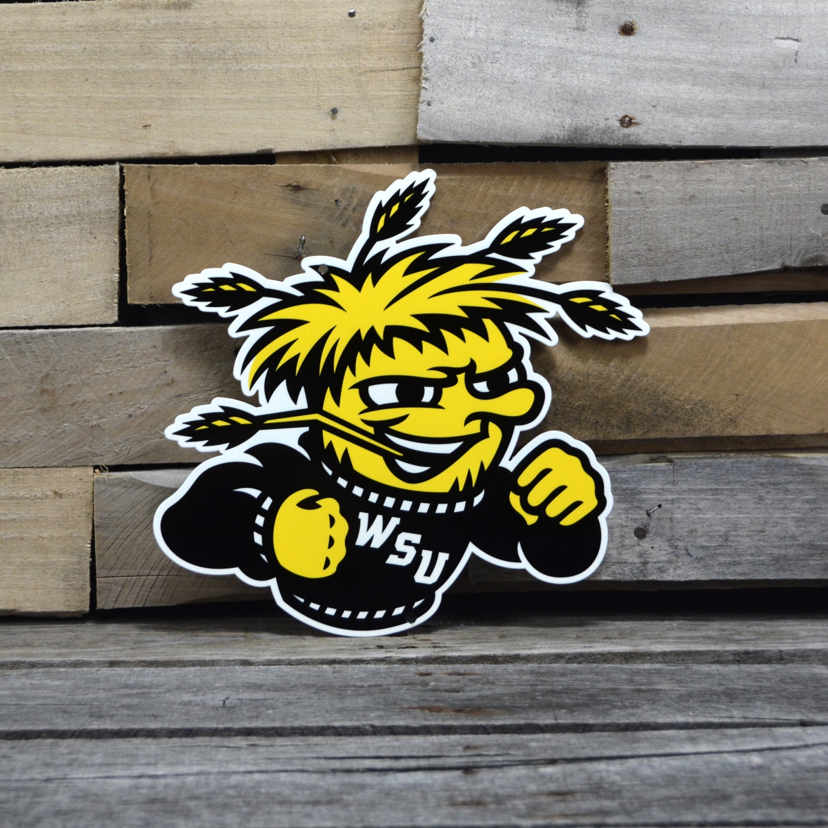 Picture of Authentic Street Signs 90035 12 in. Wichita State Steel Logo