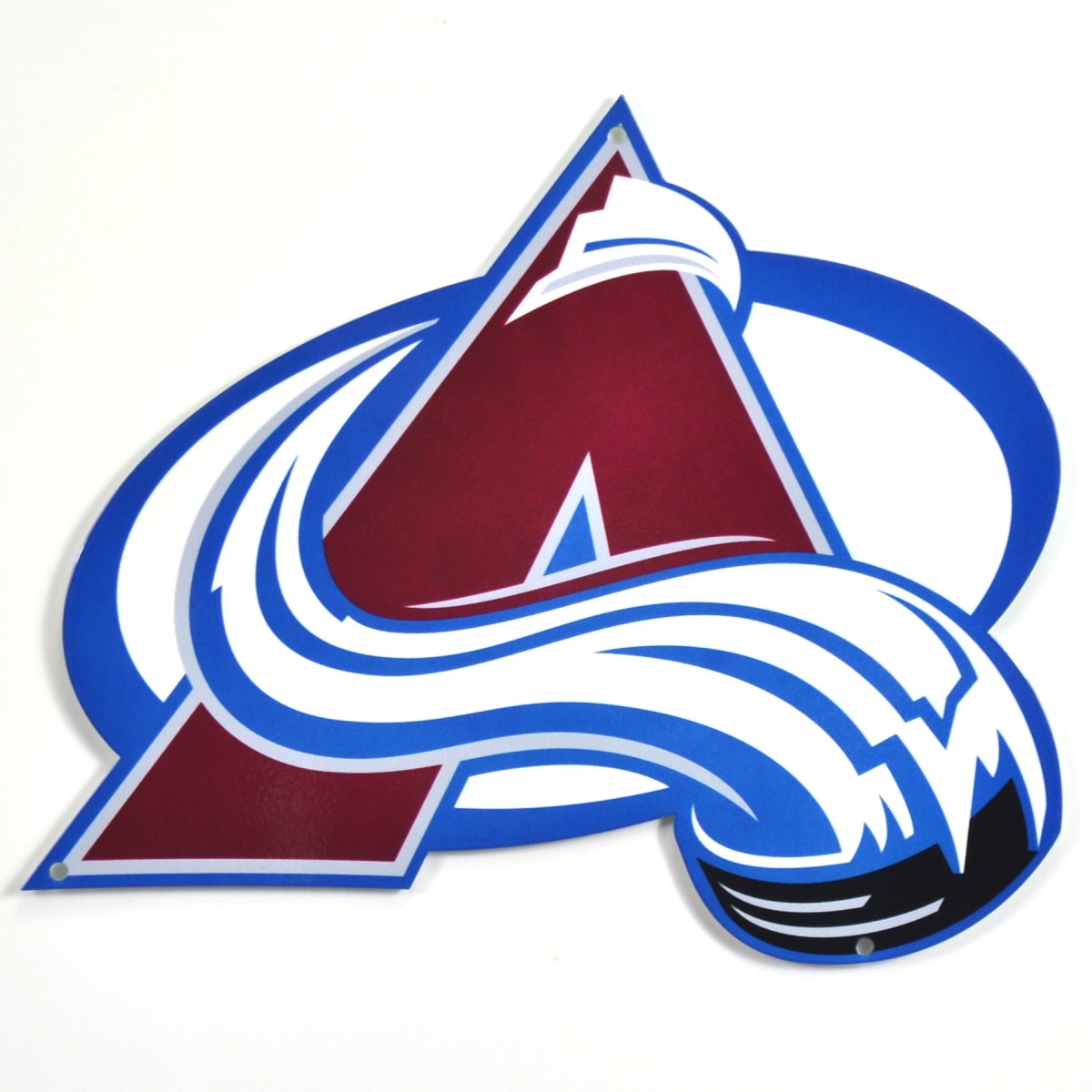 Picture of Authentic Street Signs 90206 12 in. Colorado Avalanche Steel Logo
