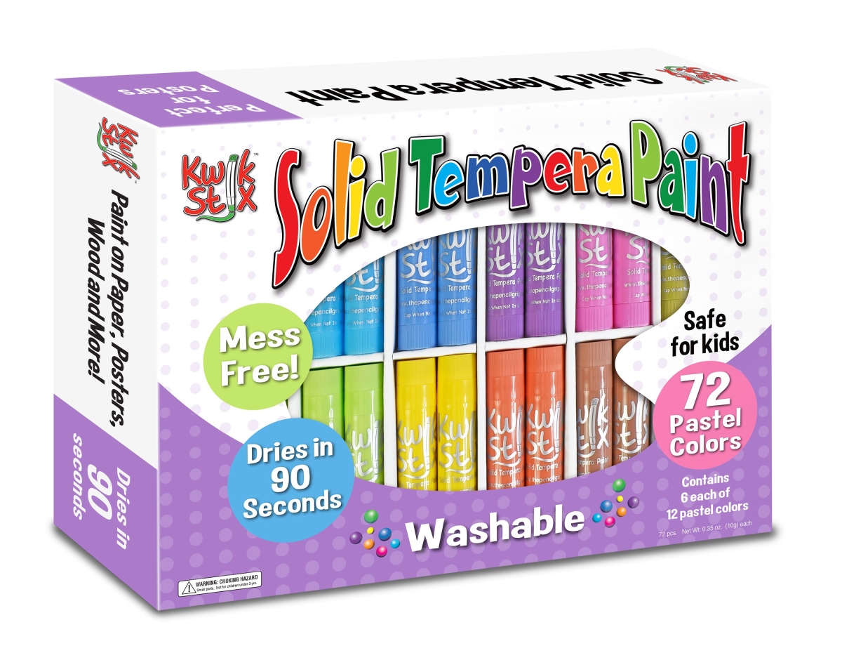 Tempera Paint Pastel Color Classpack - 72 Count - 6 of Each Color