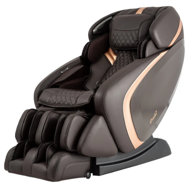 Picture of Titan Chair Admiral II-Black & Silver Osaki OS-Pro Admiral II 3D Massage Chair&#44; Brown