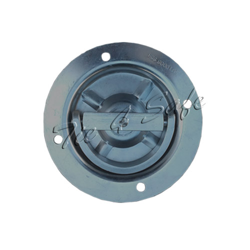 Zinc Plated Floor Mount Ring WLL- 2,000 lbs., PK2
