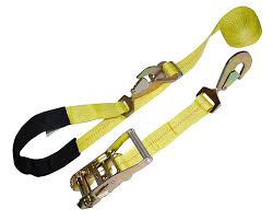 2 in. x 10 ft. Combo Ratchet & Axle Strap with Twist Hook & Adjustable Axle Strap, Green - 4 Piece