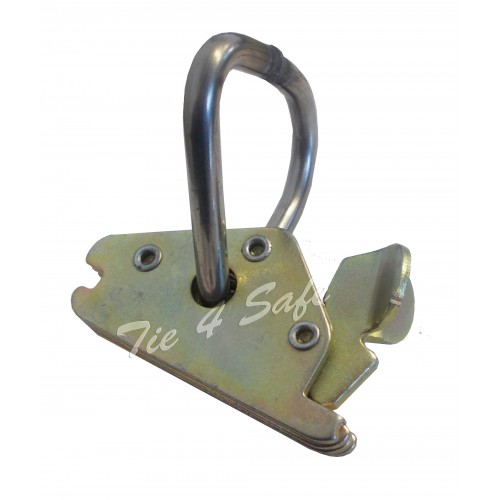 A10218D-10 2 in. E-Track Fitting with D-Ring - 10 Piece