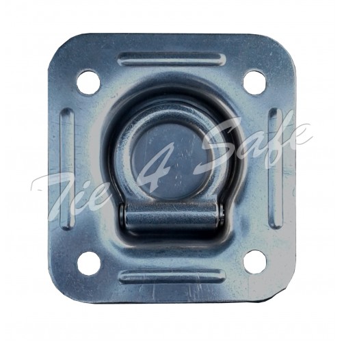 Zinc Plated Recessed Floor Ring  4 Piece