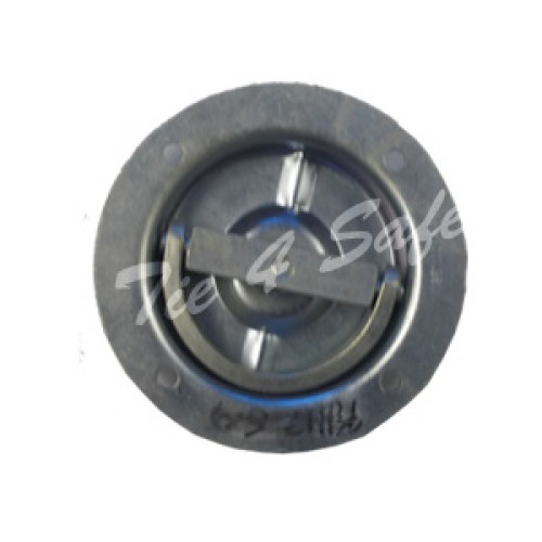 Zinc Plated Floor Mount Ring - 4 Piece