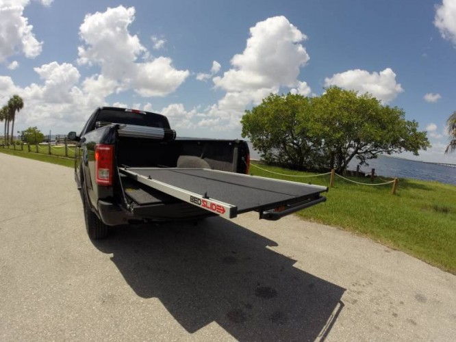 70 x 38 in. Split Deck Sliding Bed Drawer for 1988 GMC Sonoma