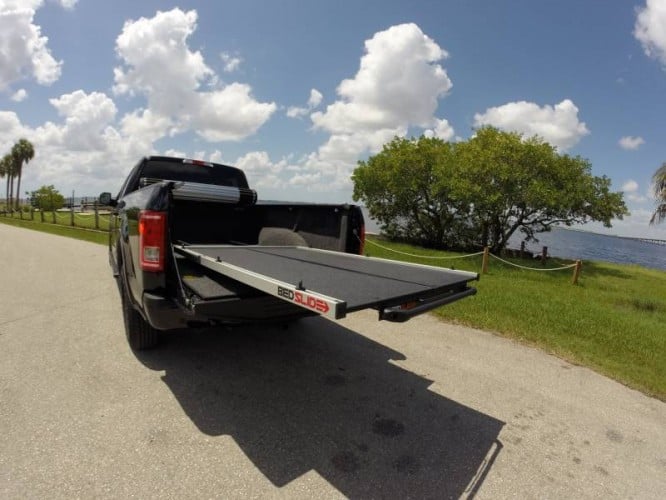 63 x 47 in. Split Deck Sliding Bed Drawer for 2012 Toyota Tundra