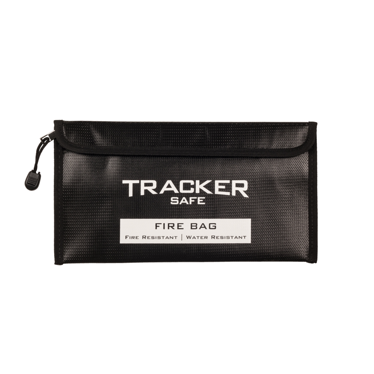 6 x 11 in. 10 oz Fire & Water Resistant Bag, Black - Small