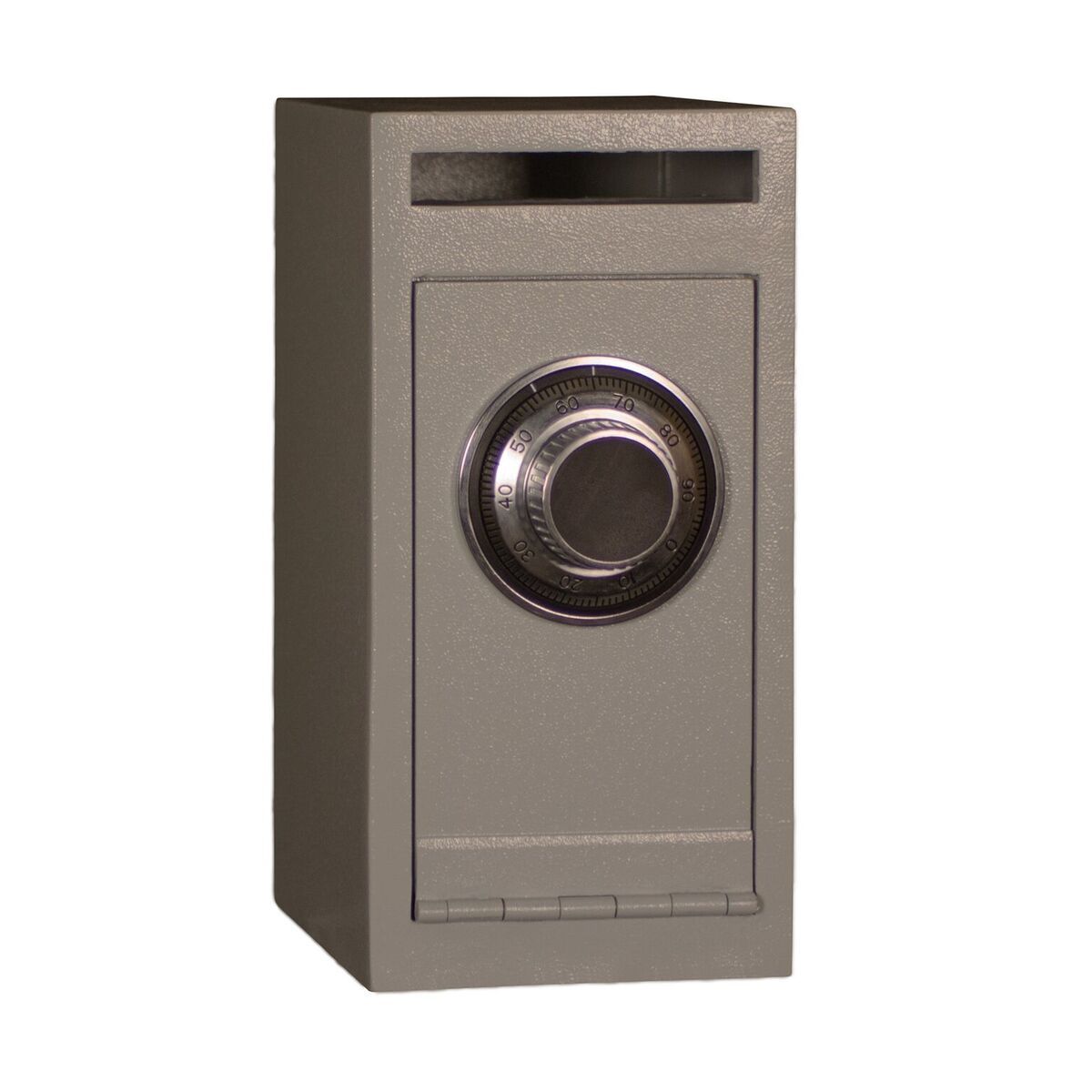 DS120608-DLG 6 x 8 in. Front Drop Slot Deposit Safe Dial Combo Lock, Cream