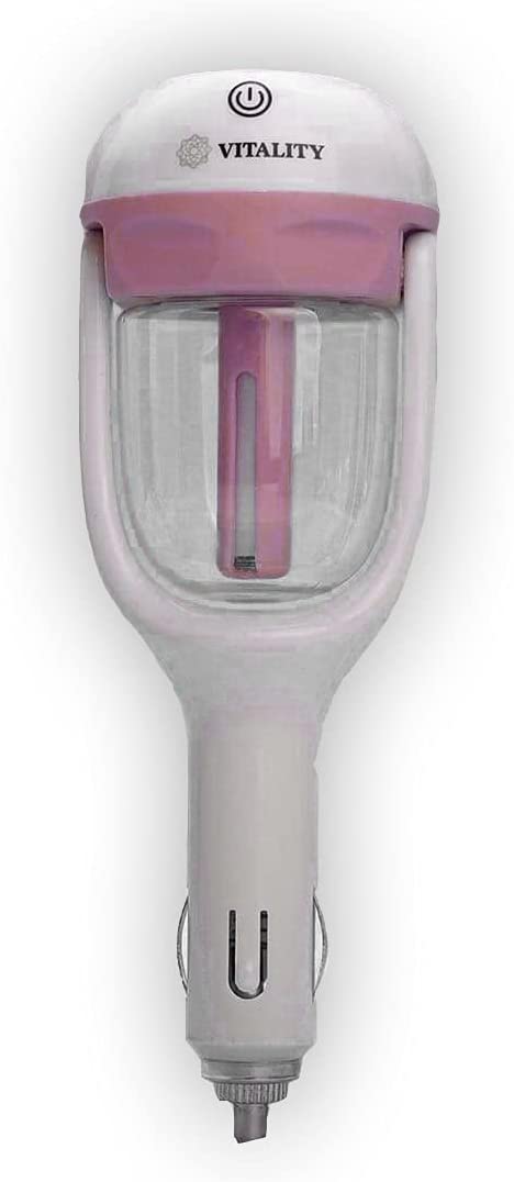 Bk2103 Car Air Humidifier Aromatherapy Essential Oil Freshener Diffuser, Pink