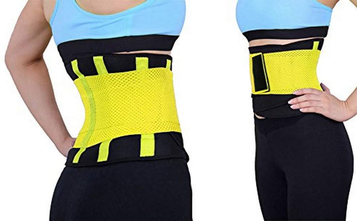 Picture of Pro Power BK3712 Adjustable Fitness Waist Support Belt&#44; Yellow