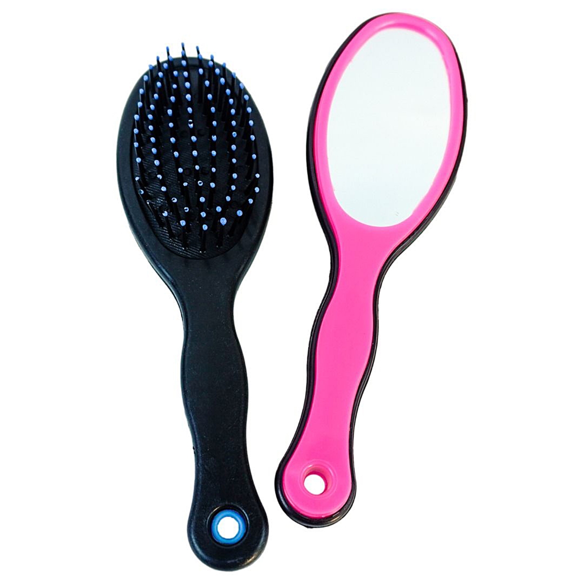 Picture of Evertone BK4687 Igia Hair Comb or Hair Brush with Mirror 2-in-1 Pack