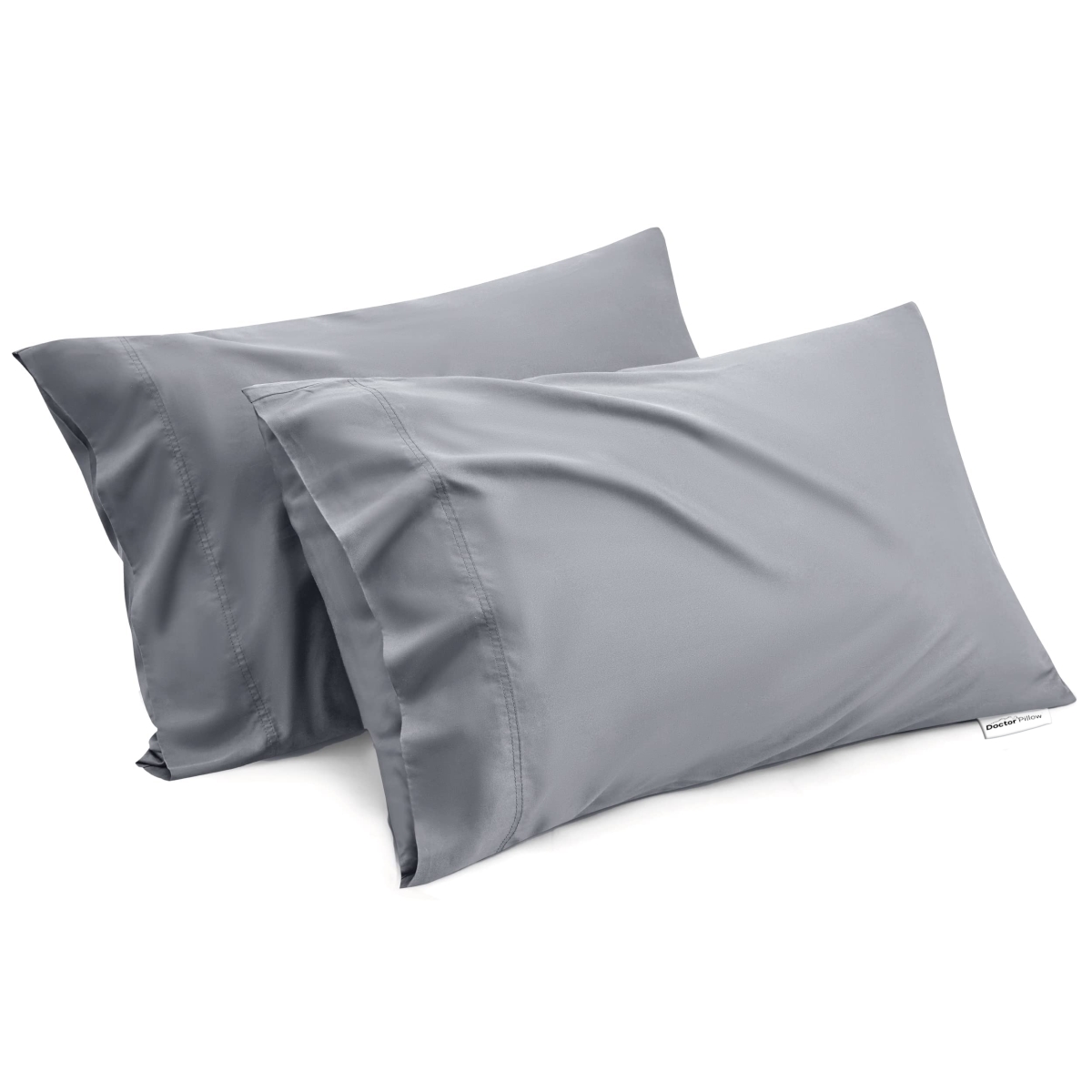 BK4844 20 x 30 in. CSBY Bamboo Cooling Queen Size Pillowcase, Gray