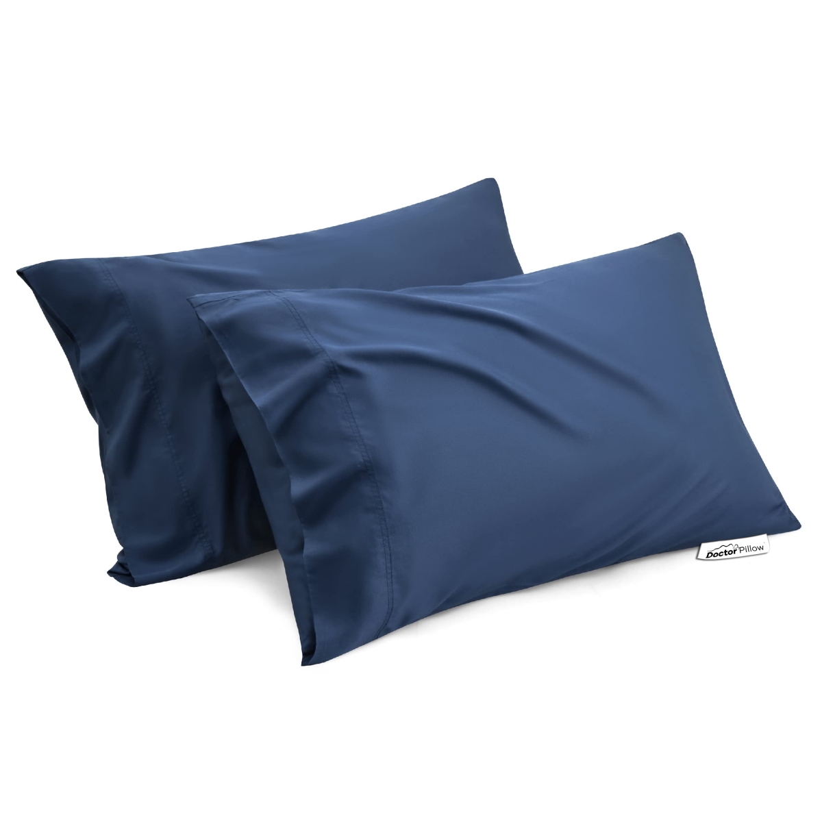 BK4852 20 x 30 in. Bedsure Bamboo Cooling Queen Size Pillowcase, Navy Blue - Set of 6
