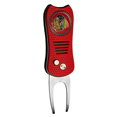 Picture of Team Golf 13548 NHL Chicago Blackhawks Switchfix Divot Tool