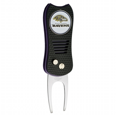 Baltimore Ravens Switchblade Divot Tool With Magnetic Ball Marker
