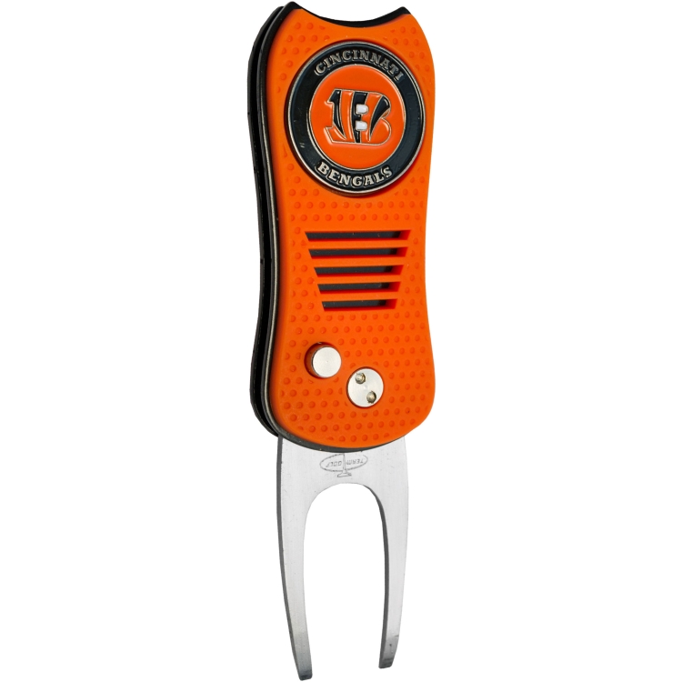 Cincinnati Bengals Switchblade Divot Tool With Magnetic Ball Marker
