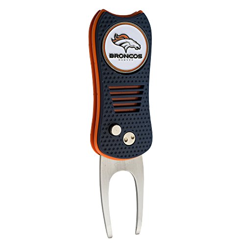 Denver Broncos Switchblade Divot Tool With Magnetic Ball Marker