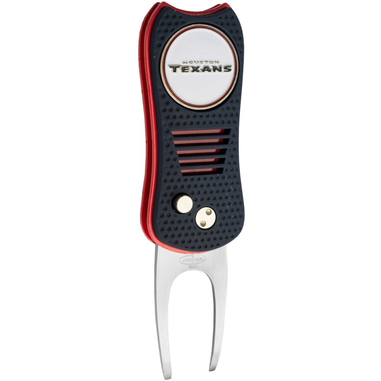 Houston Texans Switchblade Divot Tool With Magnetic Ball Marker