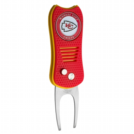 Kansas City Chiefs Switchblade Divot Tool With Magnetic Ball Marker