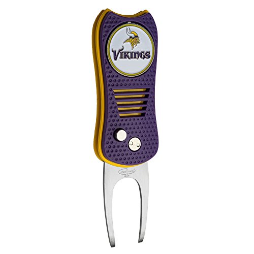 Minnesota Vikings Switchblade Divot Tool With Magnetic Ball Marker