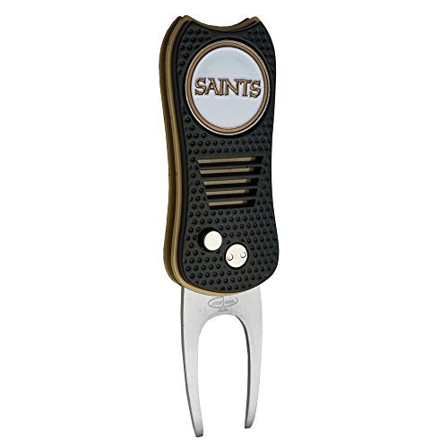 New Orleans Saints Switchblade Divot Tool With Magnetic Ball Marker
