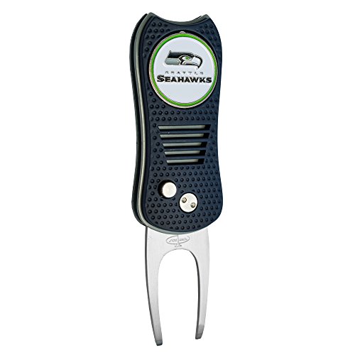 Seattle Seahawks Switchblade Divot Tool With Magnetic Ball Marker